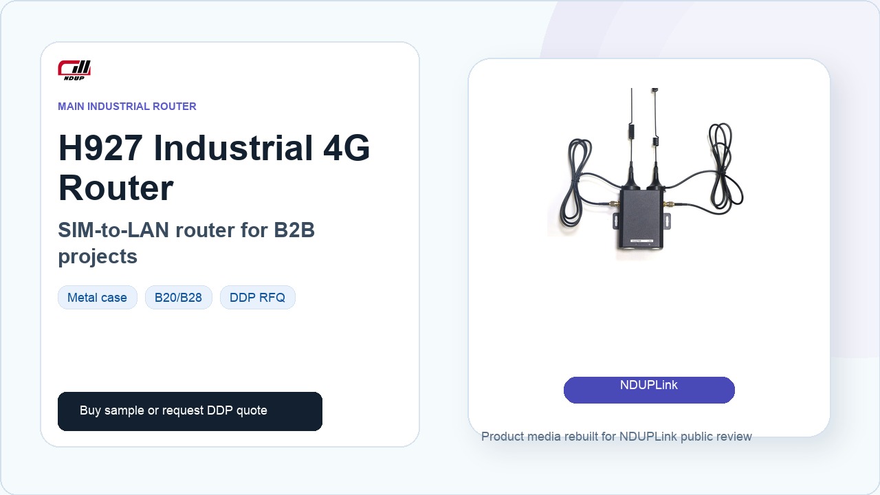 H927 industrial 4G router